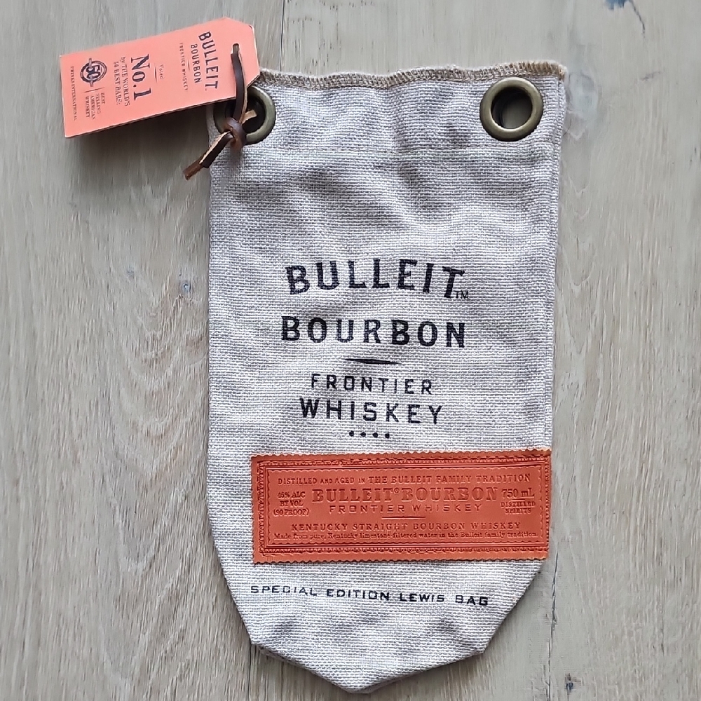 NWD Bulleit Frontier Bourbon Whiskey Special Edition Lewis Canvas Bag